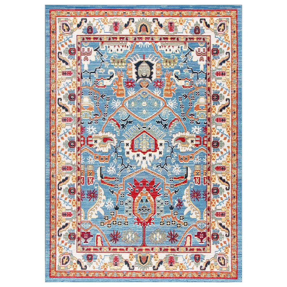 nuLOOM Fantasy KKFA09A 7'10" x 11' Blue Area Rug, , large