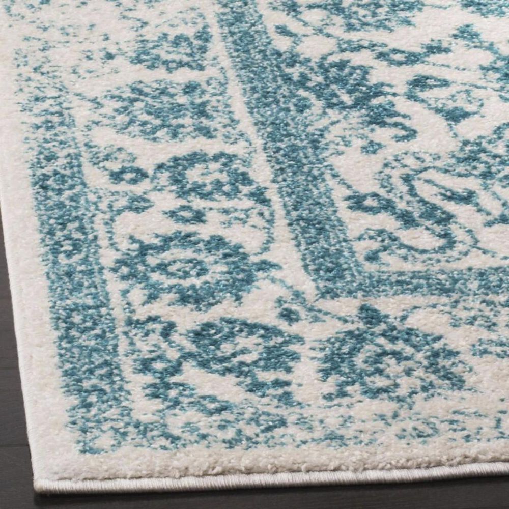 Safavieh Adirondack ADR109D 8&#39; x 10&#39; Ivory and Teal Area Rug, , large