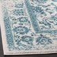 Safavieh Adirondack ADR109D 8" x 10" Ivory and Teal Area Rug, , large