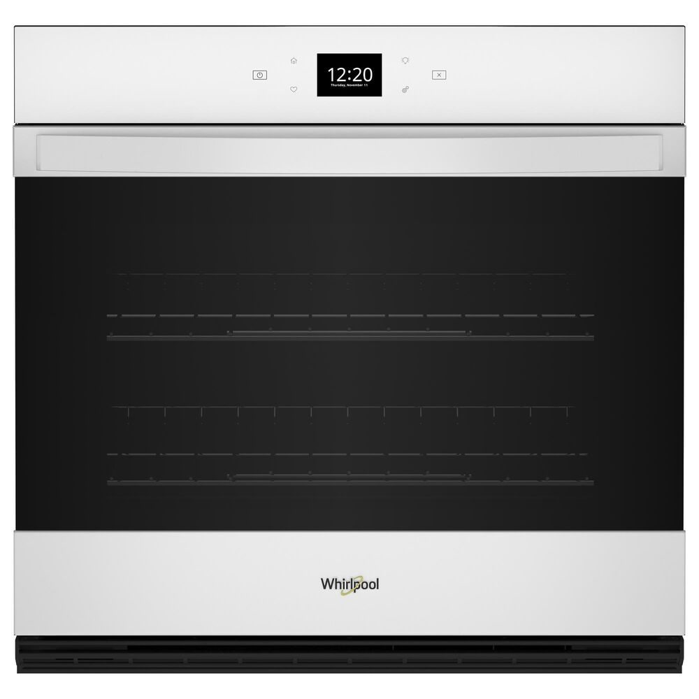 Whirlpool 30" Smart Built-In Single Electric Wall Oven with Air Fry in White, , large