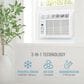 Keystone 14500 BTU Window Air Conditioner in White, , large