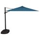 Garden Party 10" Square Cantilever with Blue Jay Canopy in Black, , large