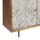 Ashley Kerrings Accent Cabinet in Natural, Black and Ivory, , large