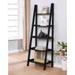 Linon Home Decor Acadia 5-Shelf Ladder Bookcase in Black, , large