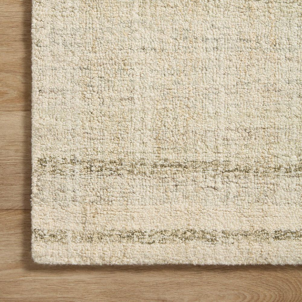 Chris Loves Julia x Loloi Chris 7&#39;9&quot; Square Natural and Sage Area Rug, , large