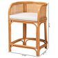 Baxton Studio Aria Counter Stool in Light Honey, , large