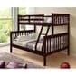 Forest Grove Twin over Full Mission Bunk Bed in Dark Cappuccino, , large