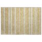 Dalyn Rug Company Soft Essentials Striped Gold 1"8" x 2"6" Indoor/Outdoor Area Rug, , large