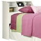 Sauder Shoal Creek Twin Bookcase Headboard in Soft White, , large