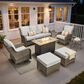 HOMLUX 7-Piece Patio Set in Gray, , large