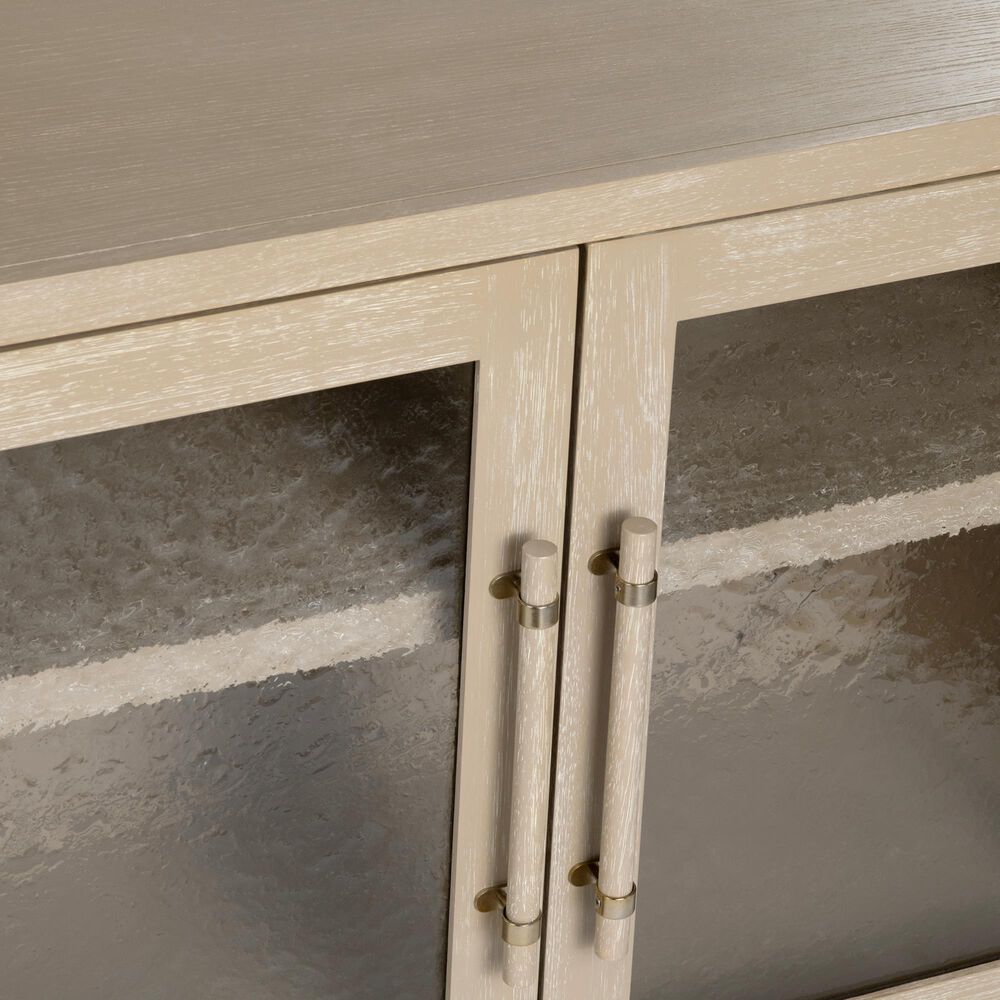 Crestview Collection Bristol 4-Door Cabinet in Natural, , large