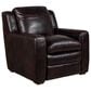 Bordeaux & Co 3-Piece Stationary Leather Living Room Set in Berlin Dark Brown, , large