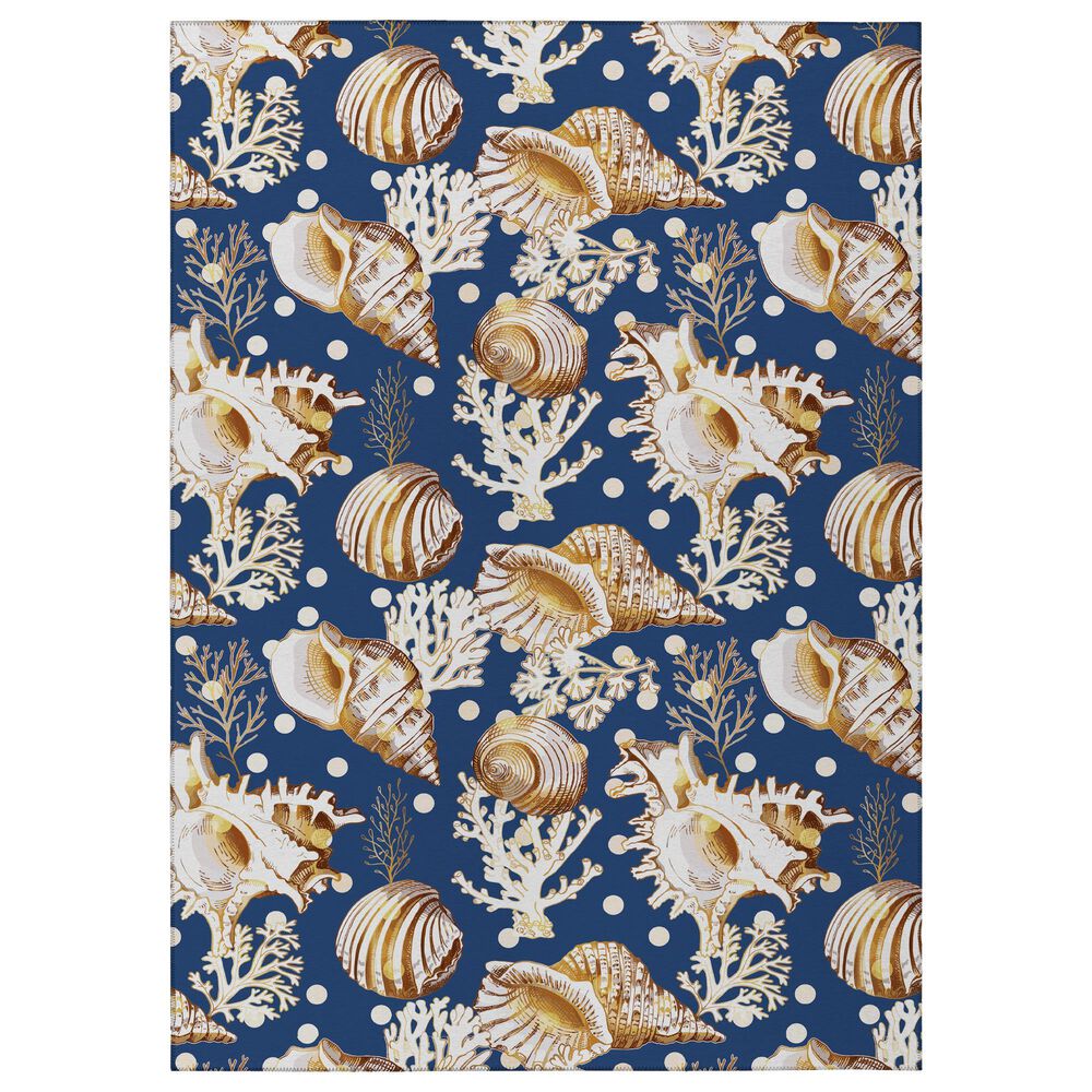 Dalyn Rug Company Seabreeze SZ6 8" x 10" Navy Area Rug, , large