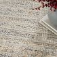 Nourison Lynx 9"10" x 13"6" Ivory and Slate Area Rug, , large