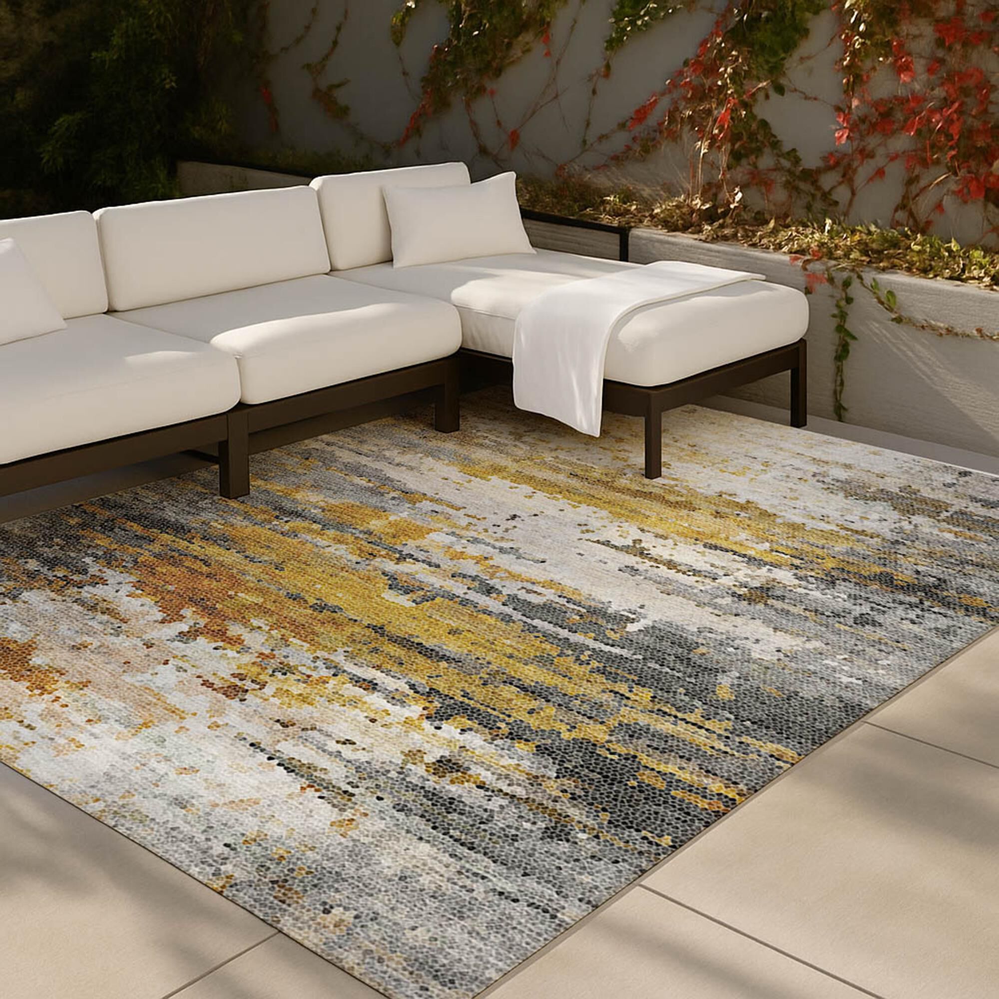 Dalyn Rug Company Lumara Graphite 8' x 10' Indoor/Outdoor Area Rug