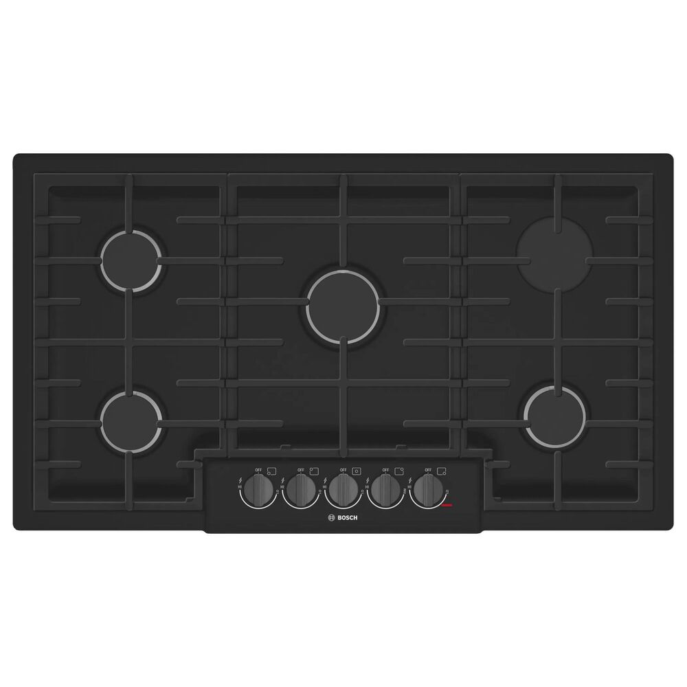 Bosch 800 Series 36" Gas Cooktop in Black, , large