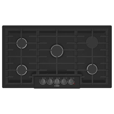 Bosch 800 Series 36" Gas Cooktop in Black, , large