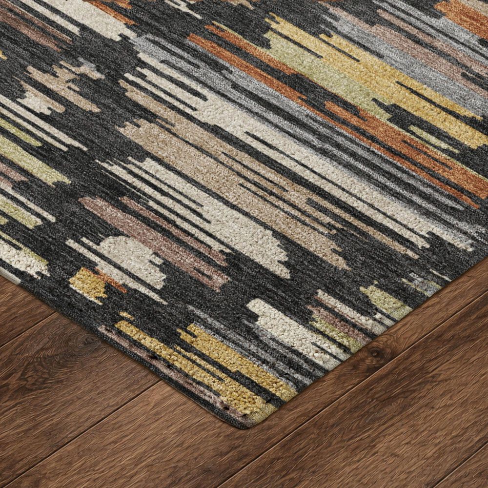 Dalyn Rug Company Kenner KN2 Black 5' x 7'6" Area Rug, , large