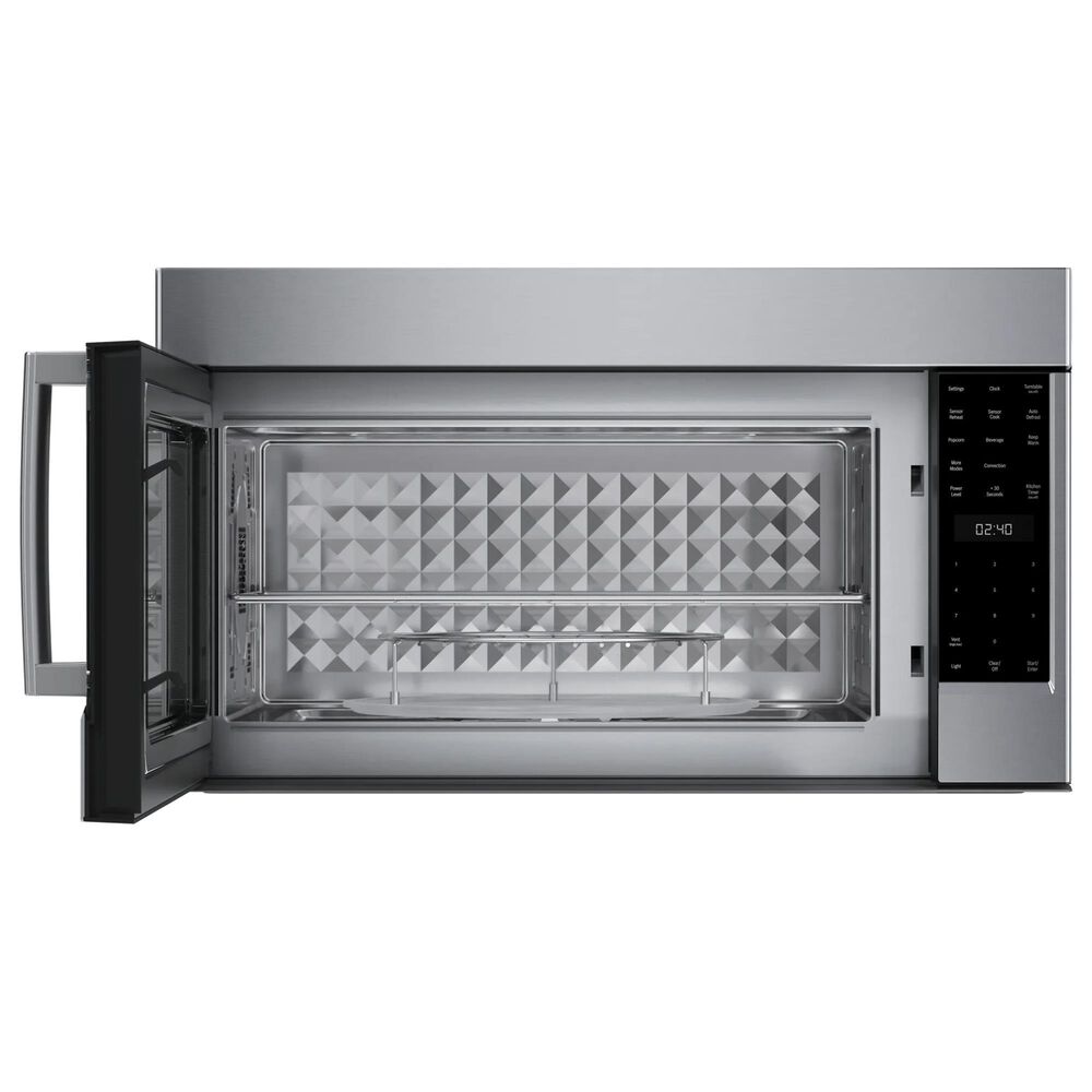 Bosch 800 Series 2-Piece Kitchen Package with 4.8 Cu. Ft. Gas Slide-in Range and 1.9 Cu. Ft. Over-The-Range Microwave in Stainless Steel, , large