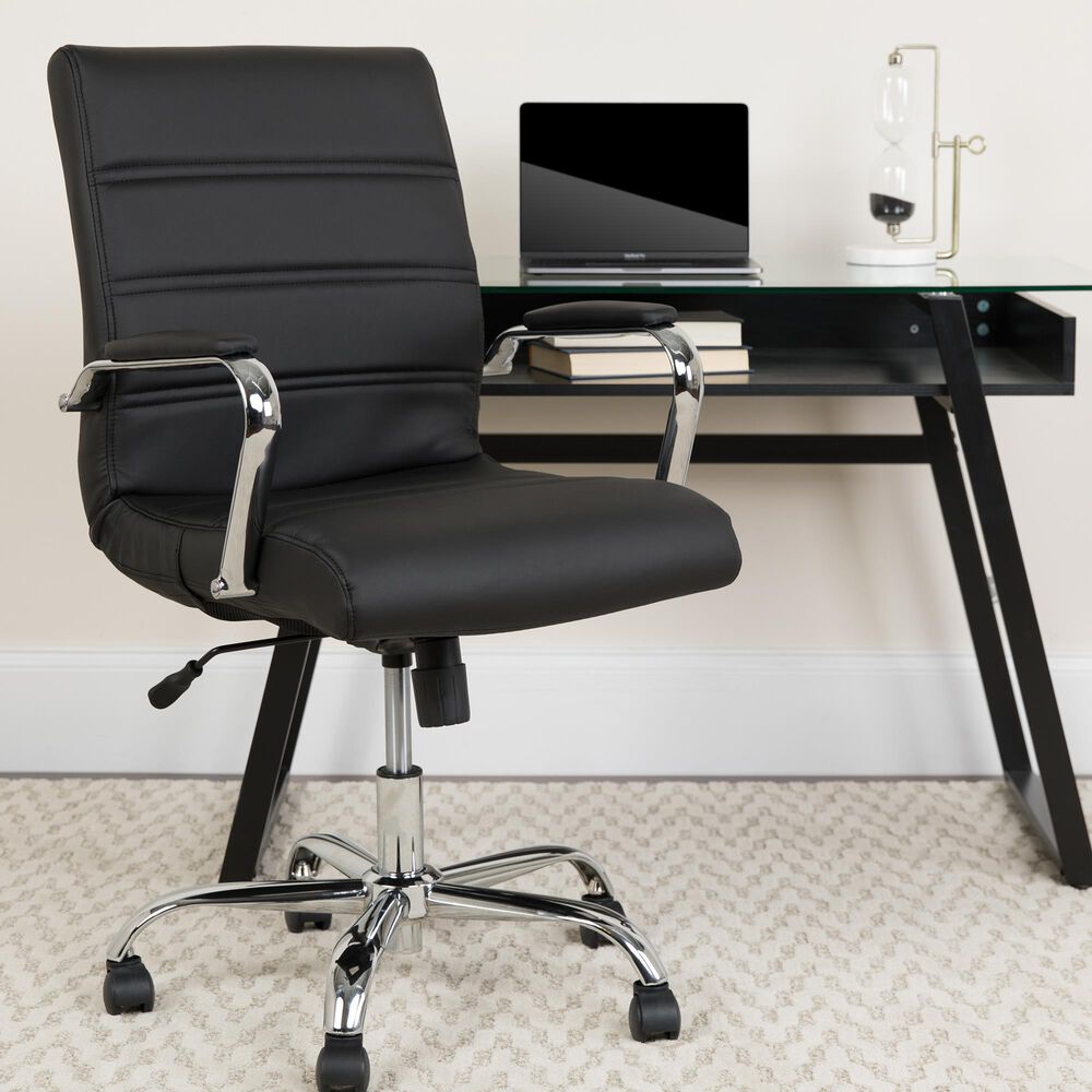 Flash Furniture Executive Swivel Chair in Black, , large