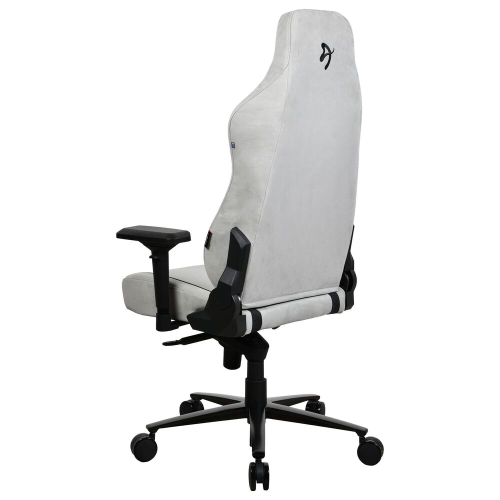 Arozzi Vernazza Supersoft Fabric Gaming Chair in Light Gray, , large