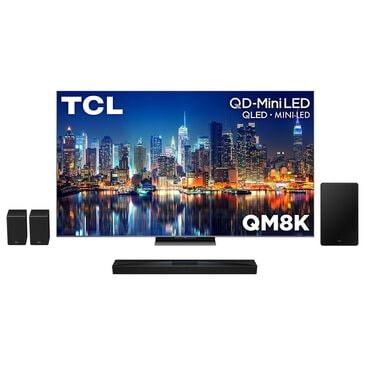 TCL 85" Class QM8K Series 4K UHD HDR QD-Mini LED - Smart Google TV with Q Class 7.1.4 Channel Soundbar System in Black, , large