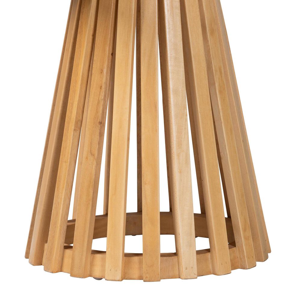 Baxton Studio Caribic End Table in Natural, , large