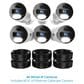 Night Owl 12-Channel Smart NVR Security System with 2TB Hard Drive and 6 Wired IP 4K Deterrence Cameras in Black and White, , large