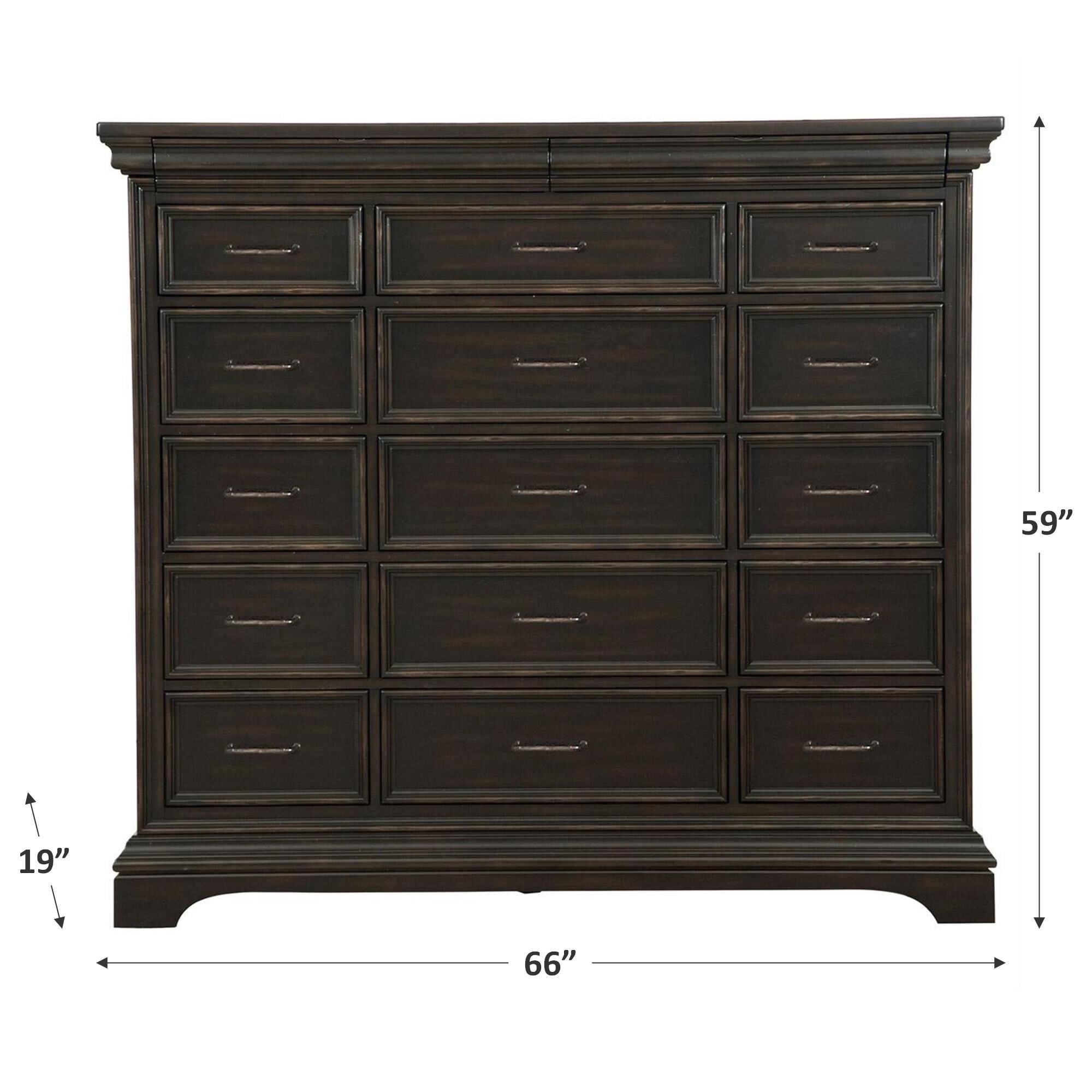 at HOME Caldwell Master Chest in Dark Expresso | Nebraska