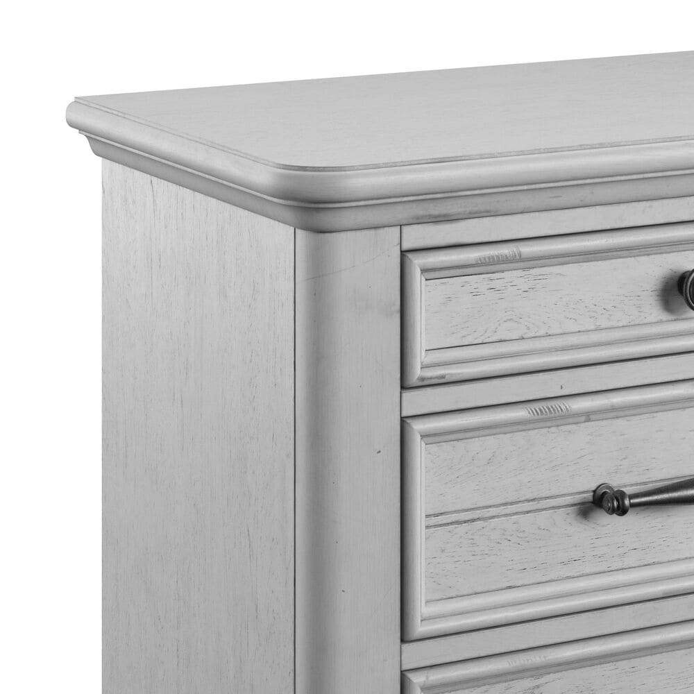 Emerald Home Furnishings New Haven 3-Drawer Nightstand in Oyster Shell, , large
