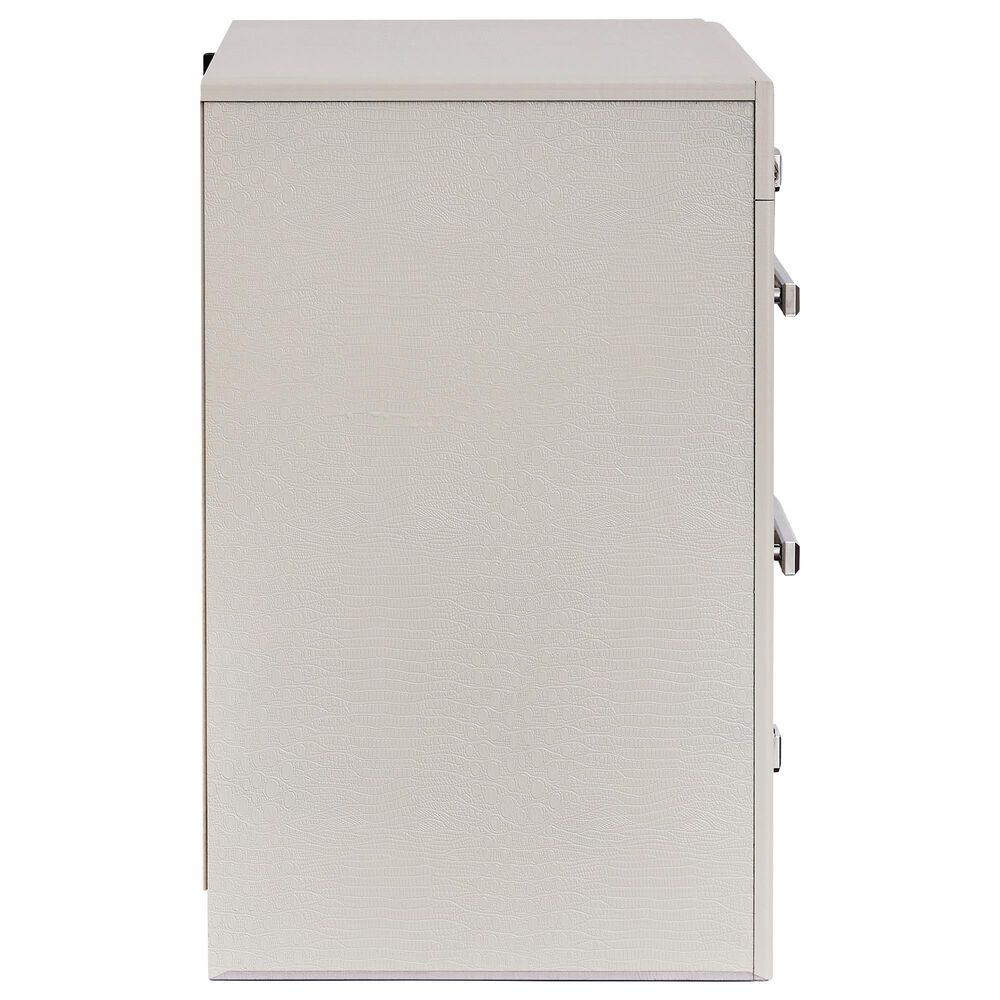 Ashley Zyniden 2-Drawer Nightstand in Silver, , large