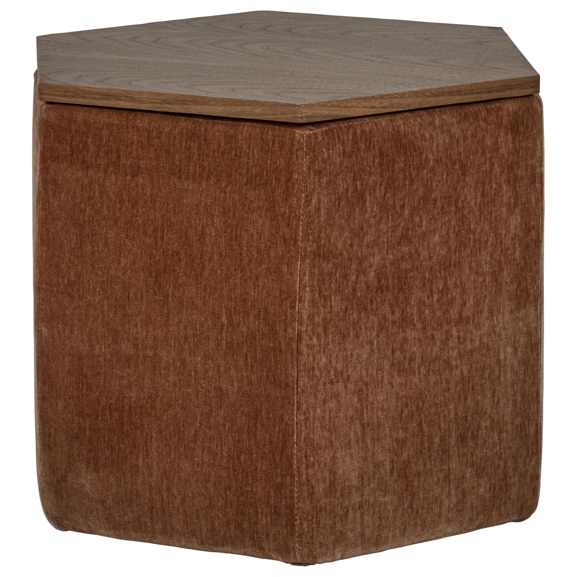 Hexagon sales storage ottoman