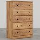 Lemoore Essentials 32" 5-Drawer Chest in Saratoga Pine, , large