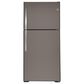GE Appliances 21.9 Cu. Ft. Top-Freezer Refrigerator with High Gloss Handle in Slate, , large