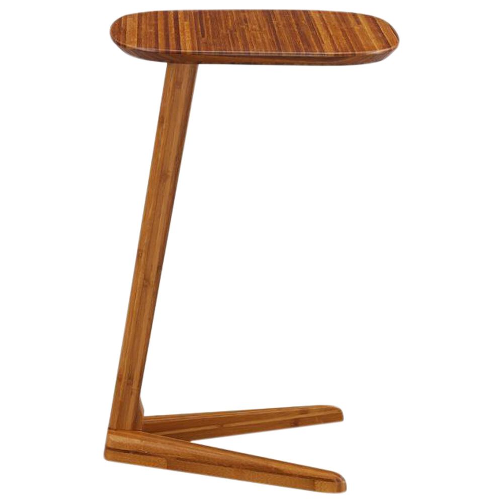 Natural Bamboo Furnishings Side Table in Amber, , large