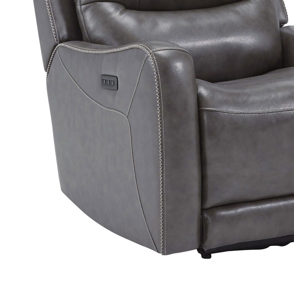 Ashley Galahad Power Zero Wall Recliner in Smoke, , large
