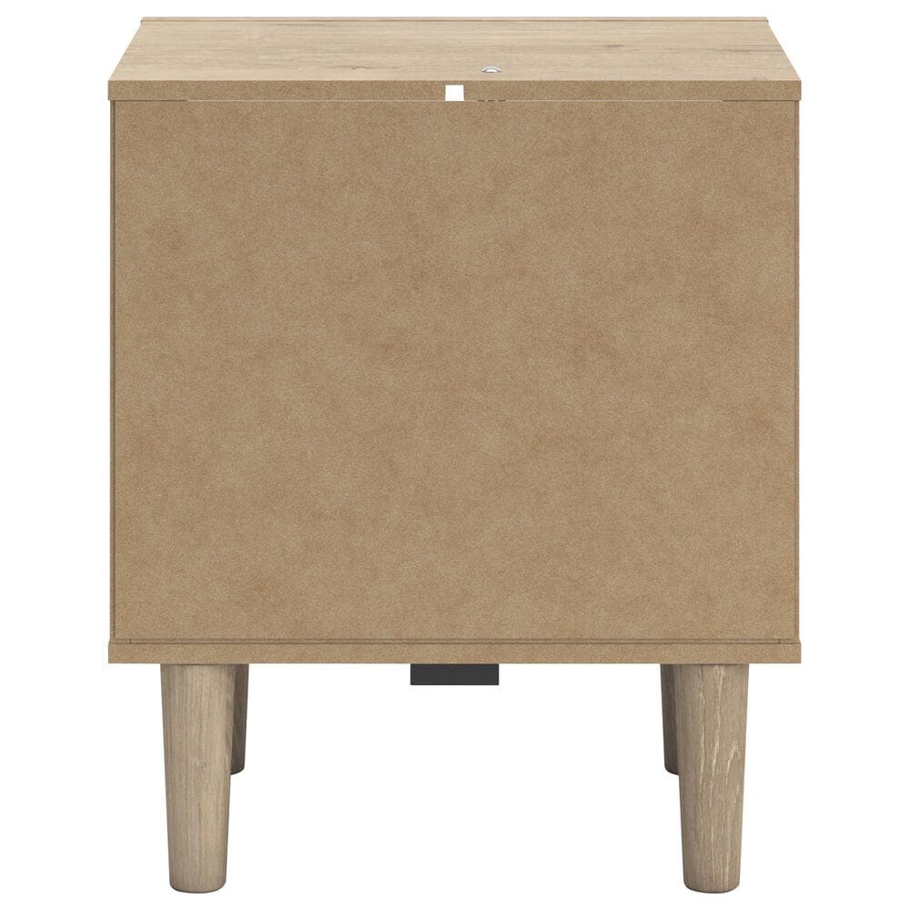 Ashley Queen Upholstered Bed and Two Nightstands, , large