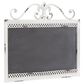 Maple and Jade 19" x 22" Farmhouse Abstract Wall Decor in Distressed White and Black, , large