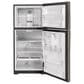 GE Appliances 19.2 Cu. Ft. Top-Freezer Refrigerator in Slate, , large