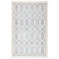 Safavieh Artistry ARR665M 6" x 9" Ivory and Blue Area Rug, , large