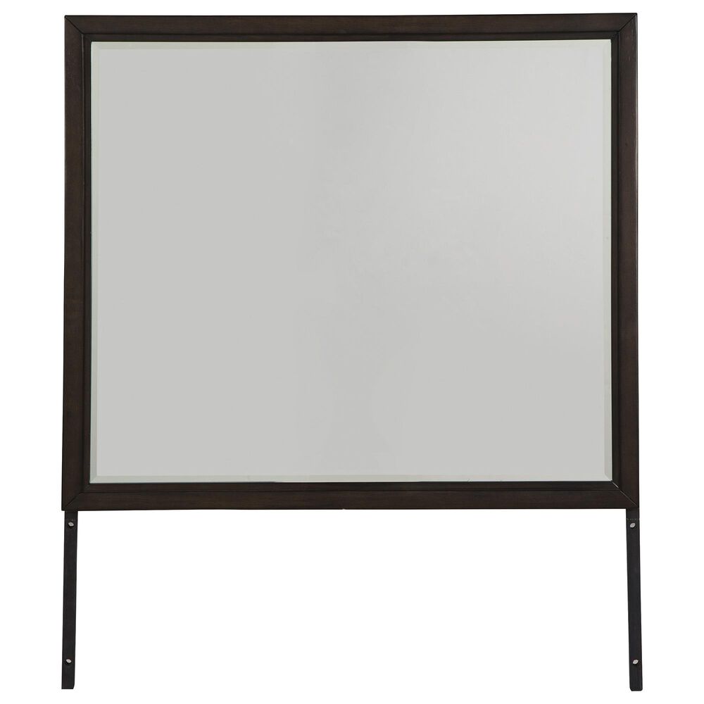 Ashley Neymorton 6-Drawer Dresser and Mirror in Dark Grayish Brown, , large