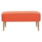 Safavieh Mercer Modern Levi Bench in Burnt Orange, , large
