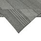 Harounian Rugs Kilim Casablanca 6" x 9" Silver and Grey Area Rug, , large