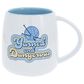 Pavilion Yarned 22 Oz Mug in White and Soft Blue, , large