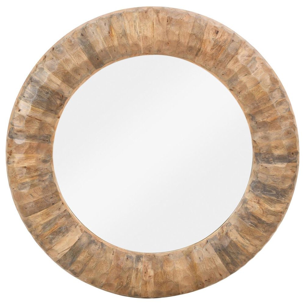Slatehouse Gibson 2 Wall Mirror in Natural, , large