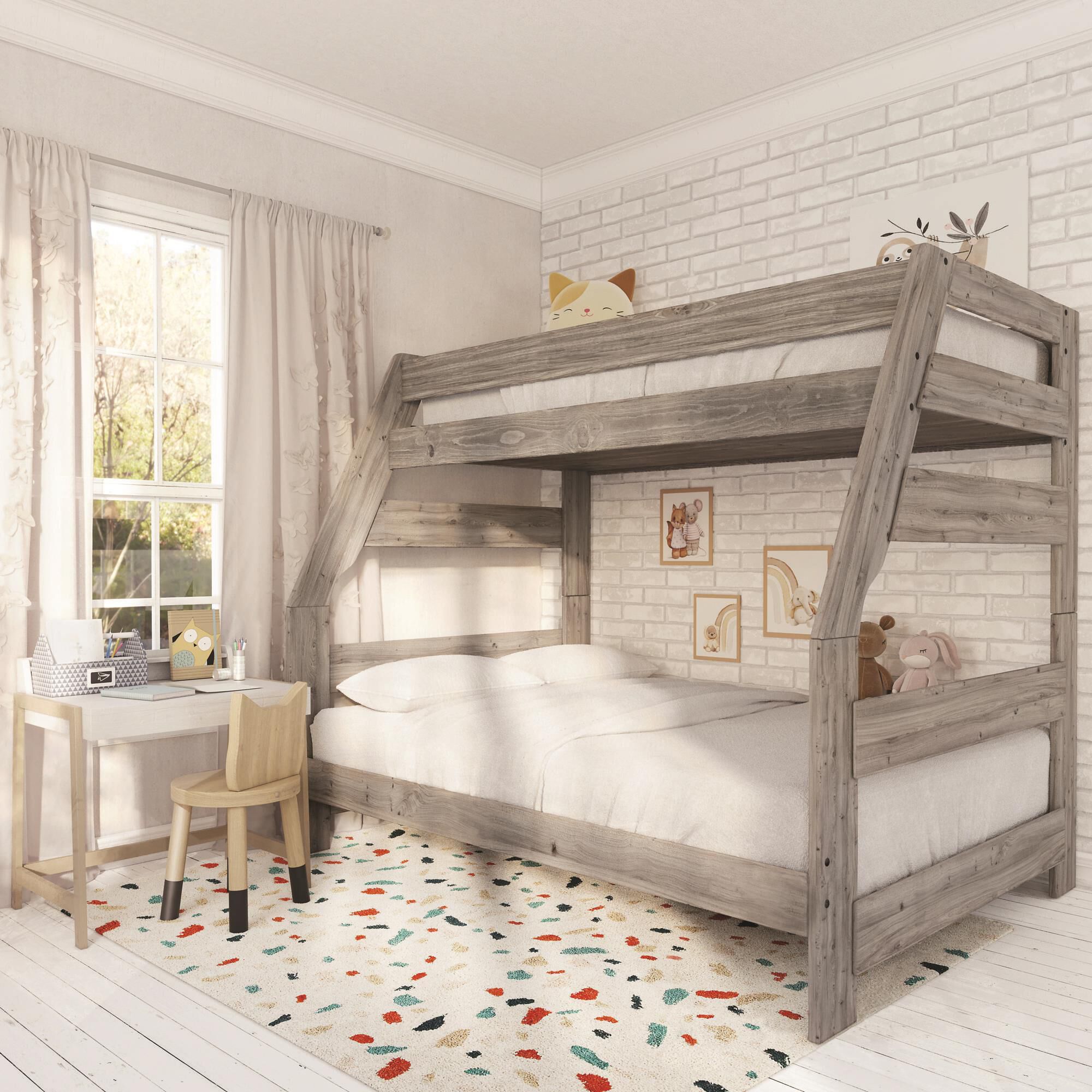 Full and shop twin bunk bed