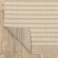 ROW by Oriental Weavers Zarina Striped Beige and Ivory 7"10" x 10" Indoor/Outdoor Area Rug, , large