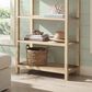 Jennifer Taylor Home Ellis 5-Shelf Bookcase in Light Natural Cerused, , large