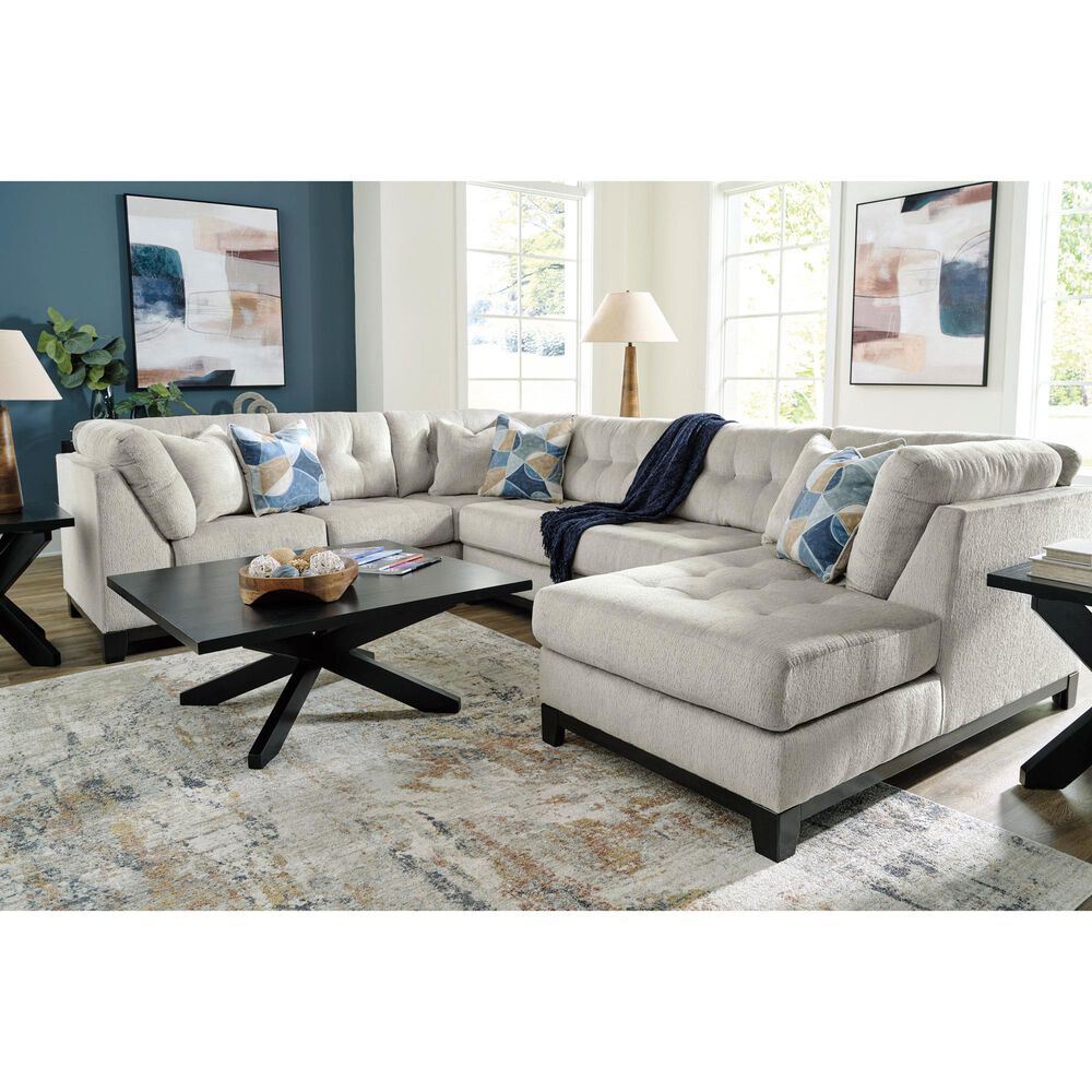 Ashley Maxon Place Stationary Sofa in Stone, , large
