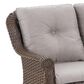 Sunwell Garden 2-Seater Patio Loveseat with Floral Armrests in Beige, , large